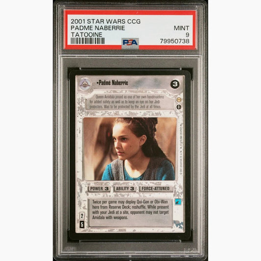 PSA 9 Only 1 Graded Higher - 2001 Star Wars CCG - Padme Naberrie - Tatooine